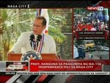 QRT: PNoy, nanguna sa paggunita ng ika-116 Independence Day sa Naga City