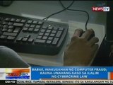 NTG: Babae, inakusahan ng computer fraud; kauna-unahan sa ilalim ng Cybercrime Law