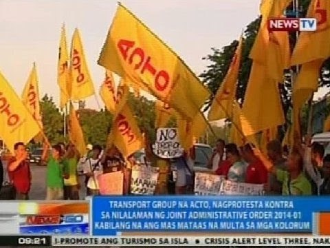 NTG: ACTO, nagprotesta vs. mas mataas na multa sa mga kolorum