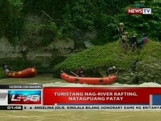 NTVL: Turistang nag-river rafting, natagpuang patay