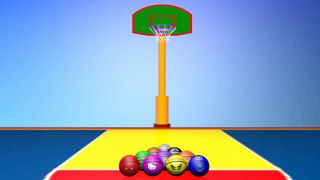 Basketball Colors for Children Learning Colors vesves Numbers