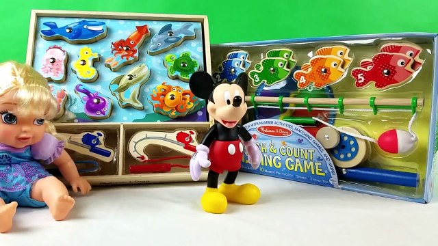 Best Toddler Learning Compilation Video Kids Colors Numbers Mickey Preschool Sea Animals Fishing Toy