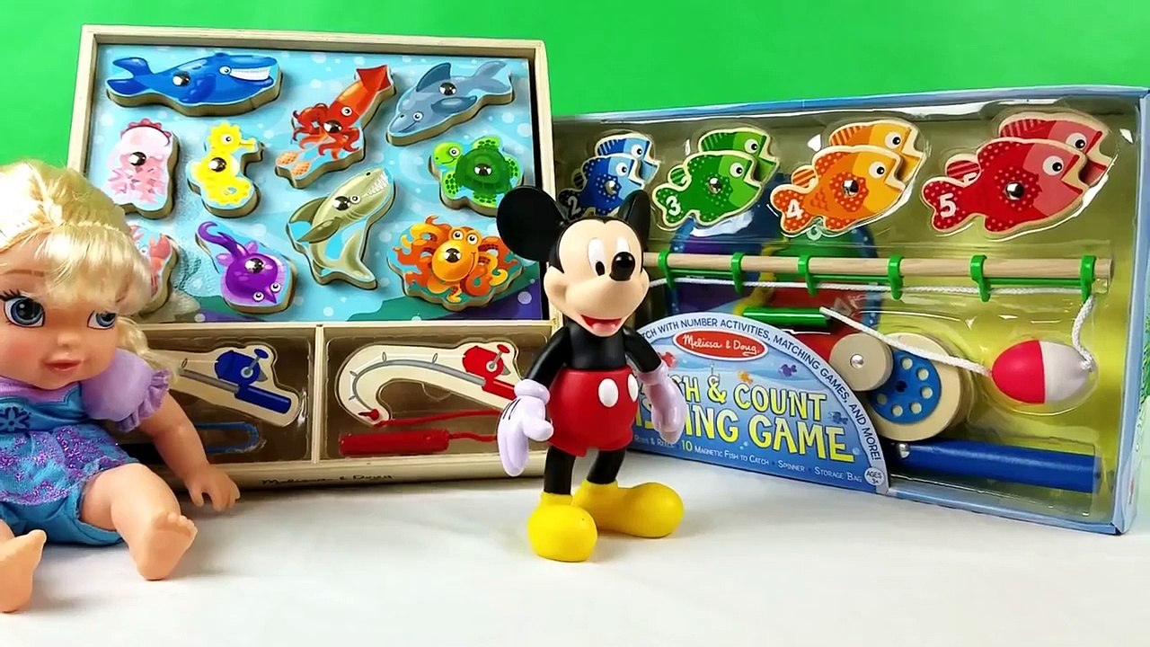 Best Toddler Learning Compilation Video Kids Colors Numbers Mickey Preschool Sea Animals Fishing Toy