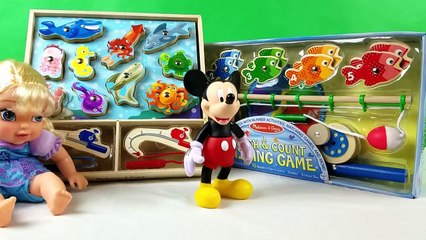 Best Toddler Learning Compilation Video Kids Colors Numbers Mickey Preschool Sea Animals Fishing Toy