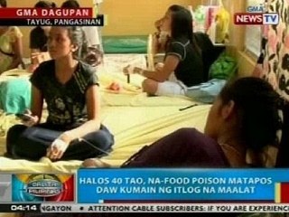 BP: Halos 40 taga-Pangasinan, na-food poison matapos daw kumain ng itlog na maalat