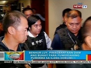 BP: Benhur Luy, pinagbantaan daw ang buhay para puwersahing pumirma sa ilang dokumento