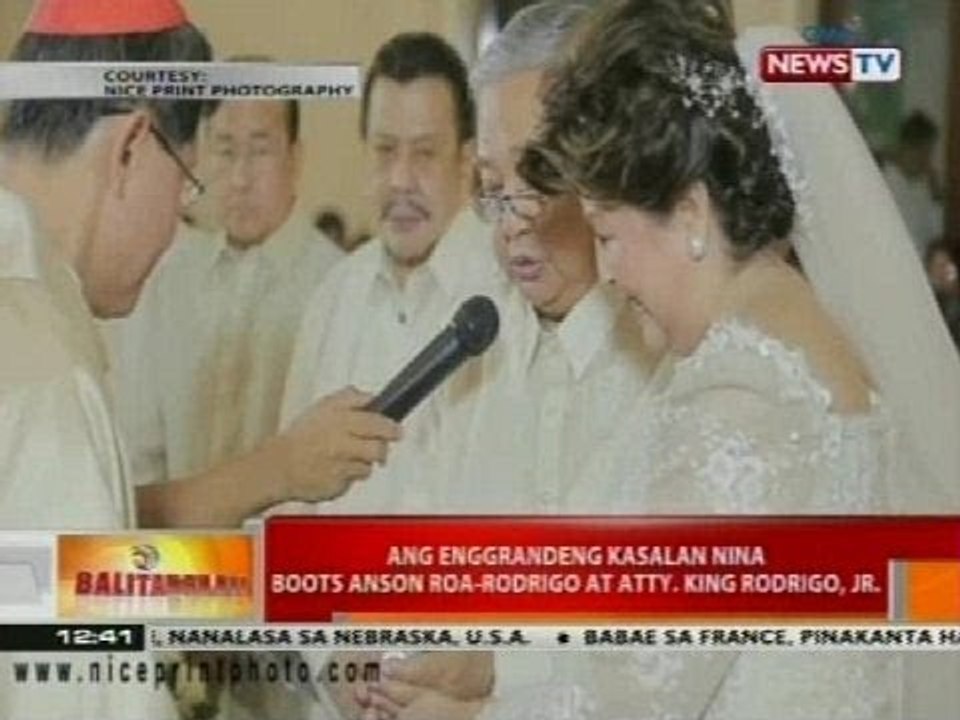 Ang enggrandeng kasalan nina Boots Anson Roa-Rodrigo at Atty. King Rodrigo, Jr.