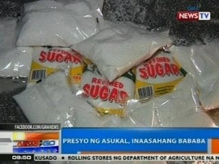 NTG: Presyo ng asukal, inaasahang bababa