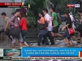 BP: Mga kaso ng leptospirosis, naitala sa ilang bayan ng Iloilo;  isa patay