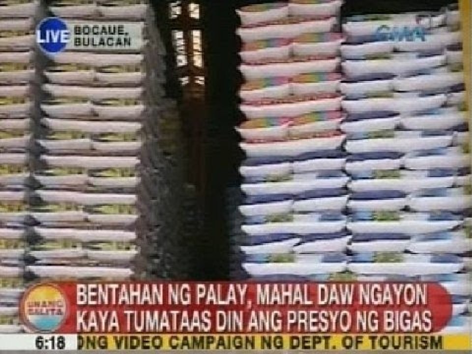 UB: Bentahan ng palay, mahal daw ngayon kaya tumataas din ang presyo ng bigas