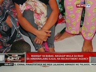 QRT: Mahigit 50 babae, nasagip mula sa raid sa hinihinalang iligal na recruitment agency