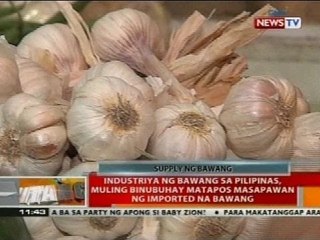 Industriya ng bawang sa Pilipinas, muling binubuhay matapos masapawan ng imported na bawang