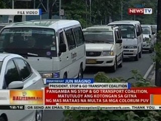 BT: Ilang miyembro ng Stop & Go transport coalition, boluntaryong magtitigil-pasada bukas