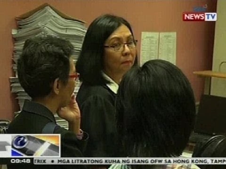 NTG: Chita Jalandoni na kapwa akusado sa kasong graft, nagtungo sa Sandiganbayan