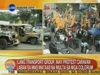UB: Transport groups, magpoprotesta vs. mas mataas na multa sa mga colorum