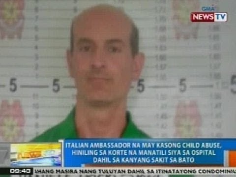 NTG: Arraignment ng Italian ambassador na may kasong child abuse, ipinagpaliban