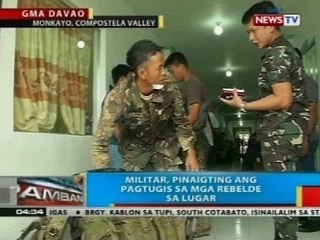 Landmine na itinanim ng mga umano'y miyembro ng NPA sa Compostela Valley, sumabog