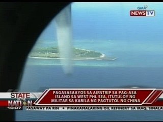 SONA: Pagsasaayos sa airstrip sa Pag-asa Island, itutuloy ng militar sa kabila ng pagtutol ng China