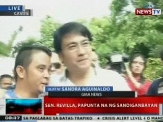 NTVL: Sen. Bong Revilla, papunta na ng Sandiganbayan