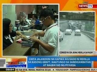 NTG: Chita Jalandoni na kapwa akusado sa kasong graft, nagbayad ng piyansa sa Sandiganbayan