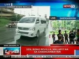 NTVL: Convoy ni Sen. Bong, malapit na sa Sandiganbayan
