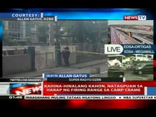Kahina-hinalang kahon, natagpuan sa harap ng firing range sa camp crame