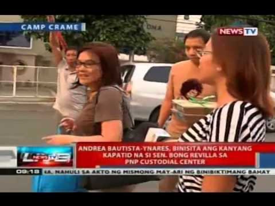 Andrea Bautista, binisita ang kanyang kapatid na si Sen. Revilla sa PNP Custodial Center