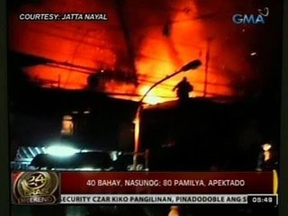 24 Oras: 40 bahay sa Tondo, Maynila, nasunog