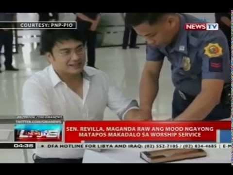 Regular visiting hours kay Sen. Revilla, ipinatupad na ngayong araw ng PNP