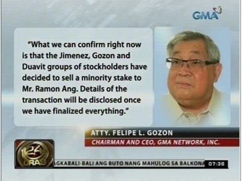 24 Oras: GMA Network major shareholders, magbebenta ng minority shares kay Ramon Ang
