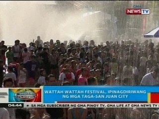 BP: Wattah Wattah Festival,  ipinagdiriwang ng mga taga-San Juan City