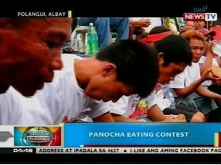 BP: Mga taga-Albay, nagpatibayan ng ngipin sa pagkain ng panocha