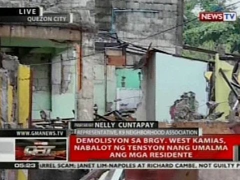 QRT: Demolisyon sa Brgy. West Kamias, nabalot ng tensyon