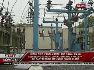 SONA: Luzon grid, pansamantalang nawalan ng reserbang kuryente