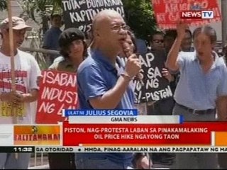 BT: Piston, nag-protesta laban sa pinakamalaking oil price hike ngayong taon