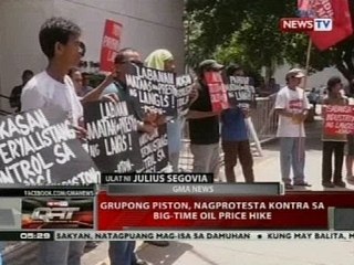 QRT: Grupong Piston, nagprotesta kontra sa big-time oil price hike
