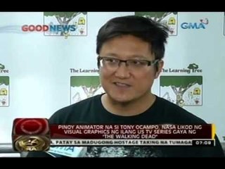 Pinoy animator na si Tony Ocampo, nasa likod ng ibang visual graphics ng ilang TV series