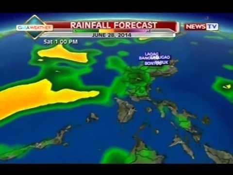 NTVL: GMA weather update as of 1:33pm (June 28, 2014)