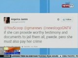 NTG: Netizens, pabor kaya na gawing testigo si Napoles?