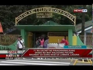 71 na sachet ng pinaghihinalaang shabu na may halagang P60,000, nasabat sa isang raid sa Laguna
