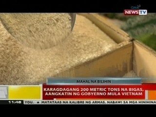 BT: Posibleng cartel at hoarding sa bigas, pinaiimbestigahan sa NBI