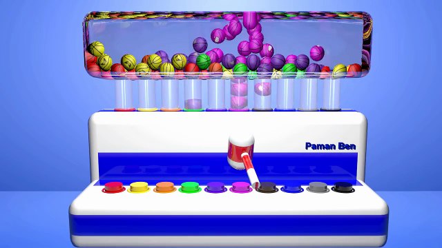 Balls for Children to learn with Colors basket ball Learning Colours vesves Numbers Videos fo