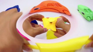 DIY How to Make Play Doh Rainbow Star Popsicle Modelling Clay Learn Colors RL