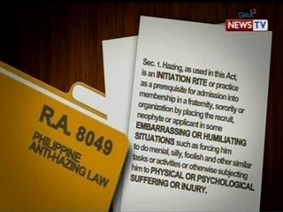 SONA: Hazing, posibleng magdulot ng lamat sa pagkatao ng sinumang sumailalim dito