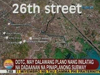 UB: DOTC, may plano na para sa dadaanan ng subway