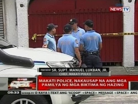 QRT: Makati police, nakausap na ang mga pamilya ng mga biktima ng hazing