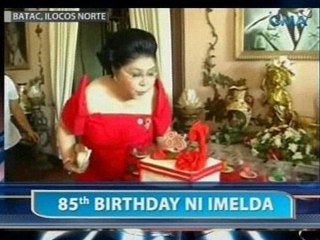 Saksi: Rep. Imelda Marcos, nagdiwang ng kanyang 85th birthday sa Batac
