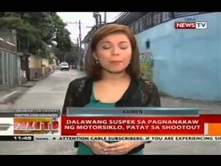 BT: Dalawang suspek sa pagnanakaw ng motorsiklo, patay sa shootout