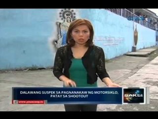 Video herunterladen: 2 suspek sa pagnanakaw ng motorsiklo sa Balagtas, Bulacan, patay sa shootout