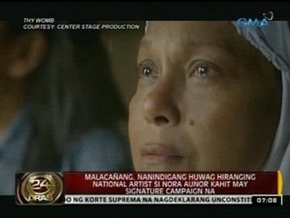 Malacañang, nanindigan huwag hiranging National Artist si Nora Aunor kahit may signature campaign na